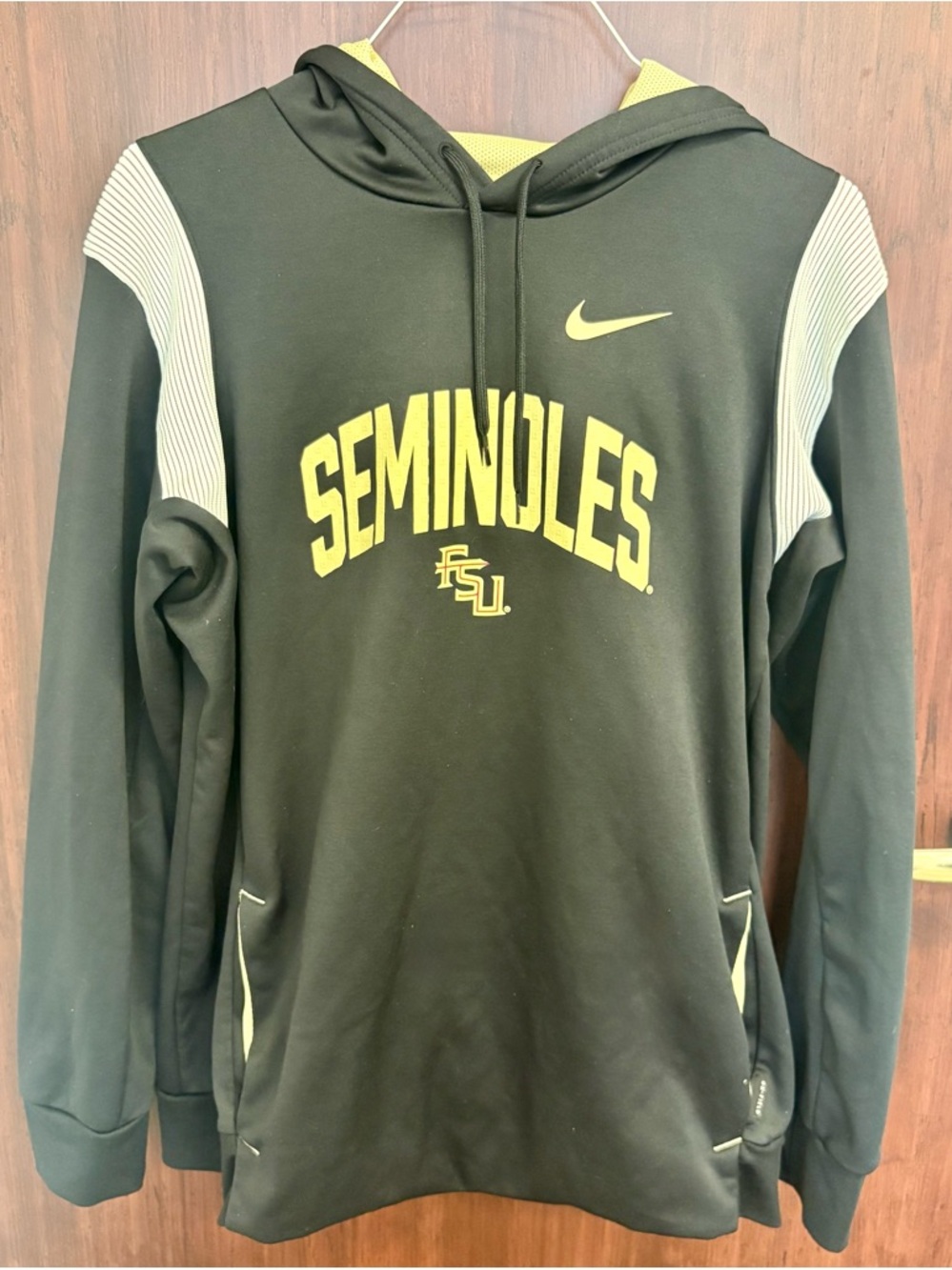 Florida State Seminole’s Game Day Sideline Performance Pullover Hoodie. Size L